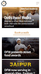 Mobile Screenshot of delhifoodwalks.com